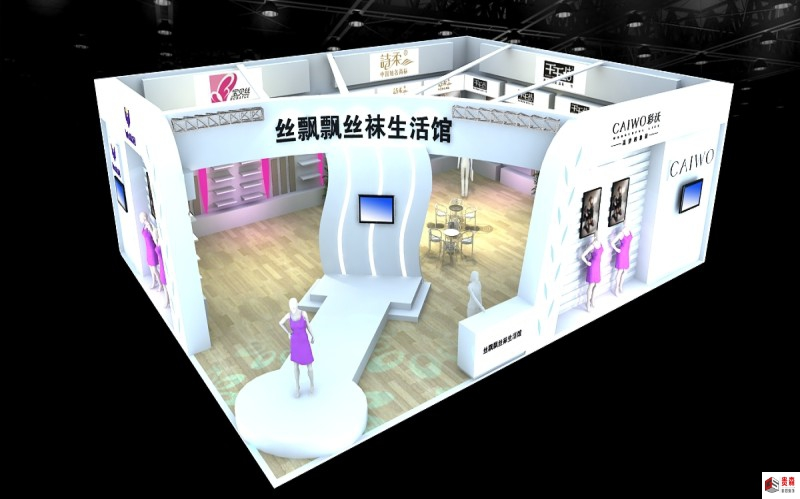  璀璨明珠生活馆展台设计把 &ldquo;精致生活&rdquo; 的理念，变成可沉浸、可触摸的场景