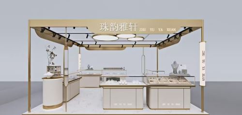 商业展柜定制_商场展台展柜道具设计定制_陕西贵森展览装饰