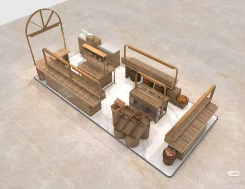 万达商场多经货柜定制_万达展柜道具定制厂_陕西贵森展览装饰