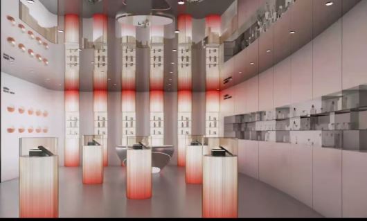 上市公司巨子生物工厂产品展厅设计_生物科技展厅搭建_陕西贵森展览装饰